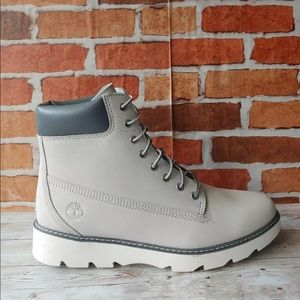 Timberland Women's Keeley Field 6 inch Lace Up Boots It Grey Nubuck